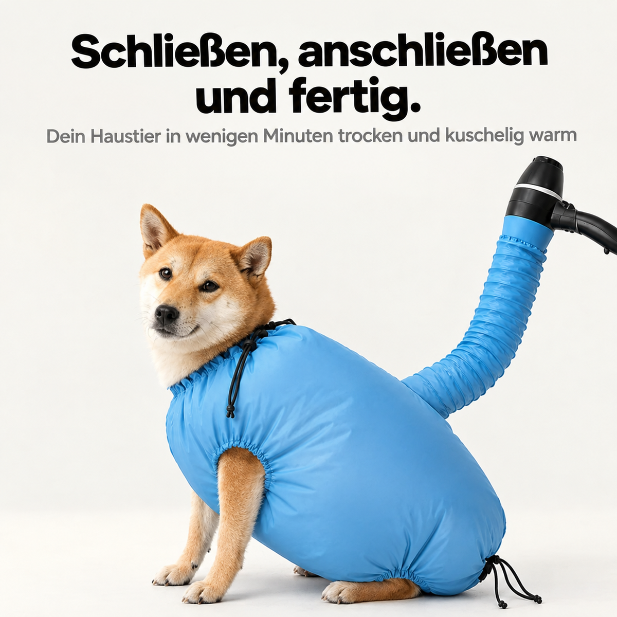 Hunde-Trockensack – stressfrei & freihändig