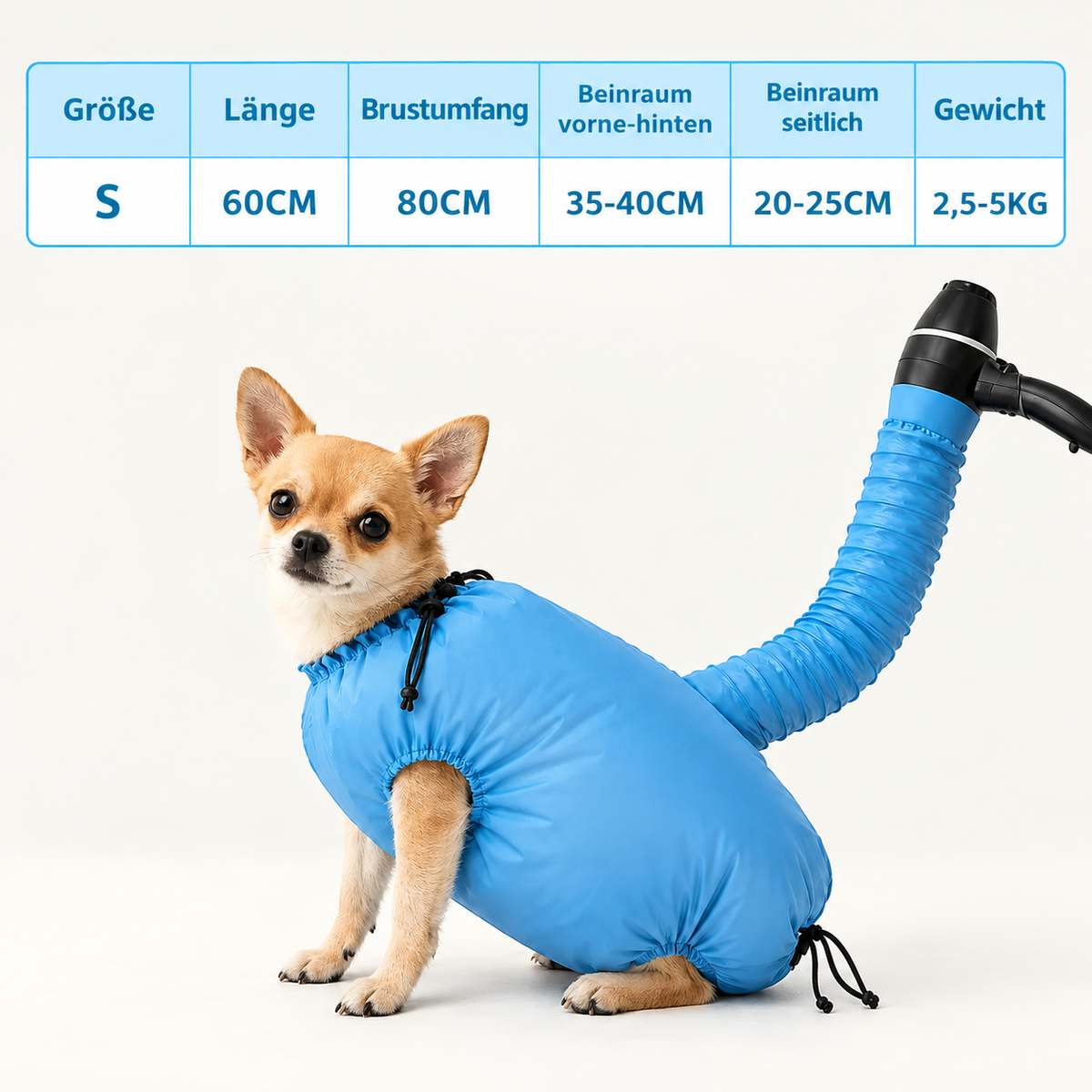 Hunde-Trockensack – stressfrei & freihändig