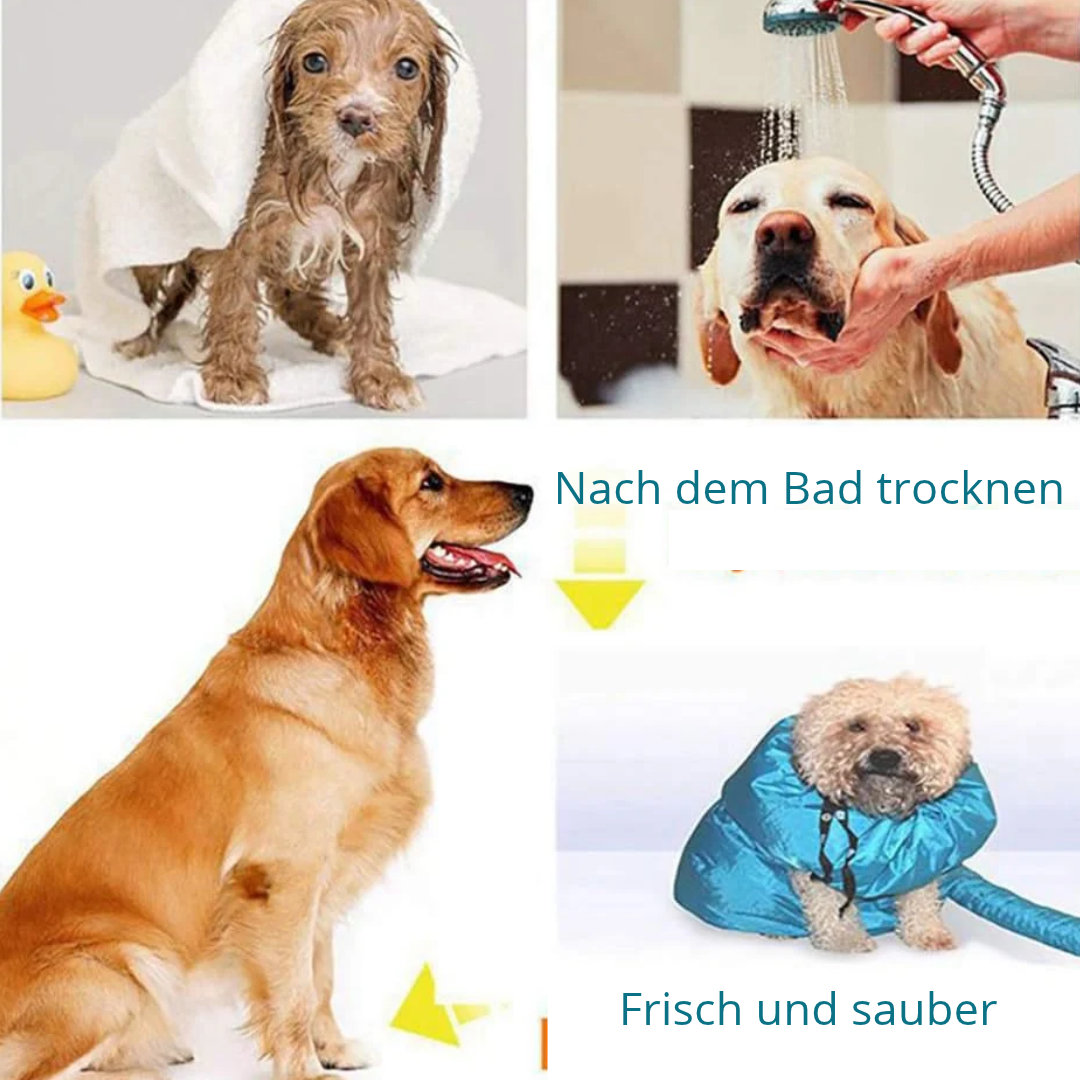 Hunde-Trockensack – stressfrei & freihändig